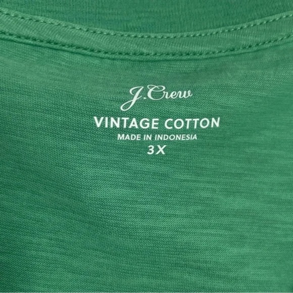 NWT J. Crew 3X Vintage cotton crewneck T-shirt 0535 LOT OF 3 - Picture 4 of 15